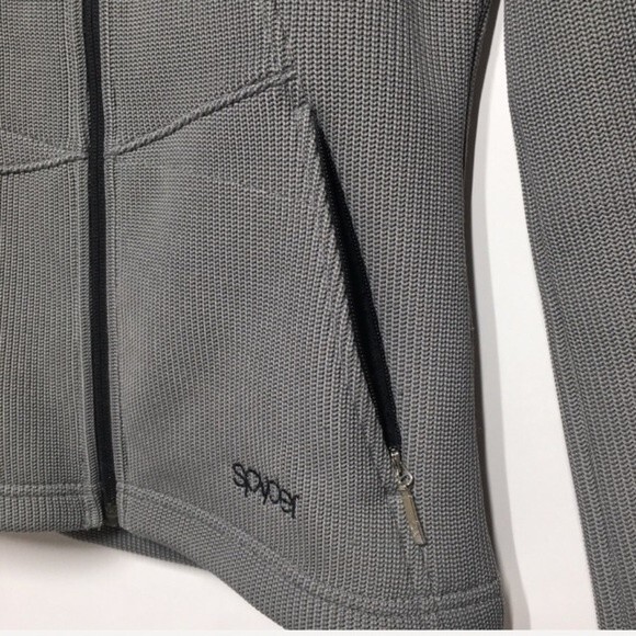 Spyder Endure Full-Zip Sweater Gray Jacket S - Picture 6 of 8
